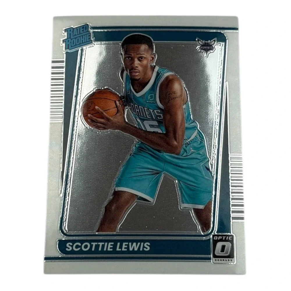 2021 2022 Panini Donruss Optic‎ Rated Rookie Scottie Lewis Charlotte Hornets